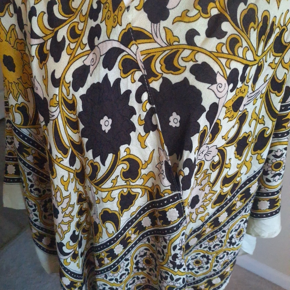 Free People Multicolor Floral Tunic/ Duster - Picture 2 of 8